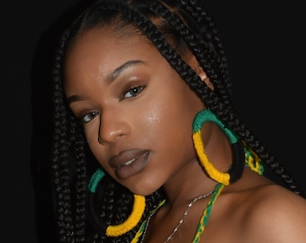 Jamaican Hoop Earring.