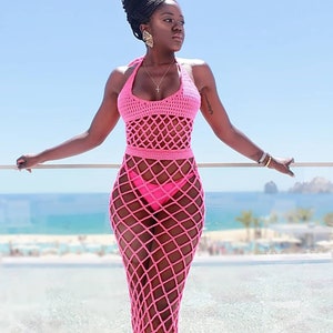 Mesh Diamond Dress Etsy UK