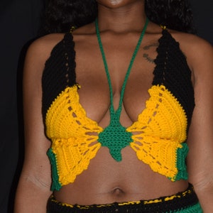 Jamaican super Butterfly Top.