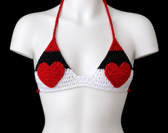 Trinidad love heart bikini Top.