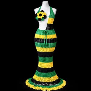 Jamaican Knit Dress - Etsy