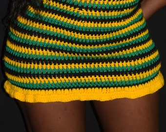 Jamaican Mini Skirt.