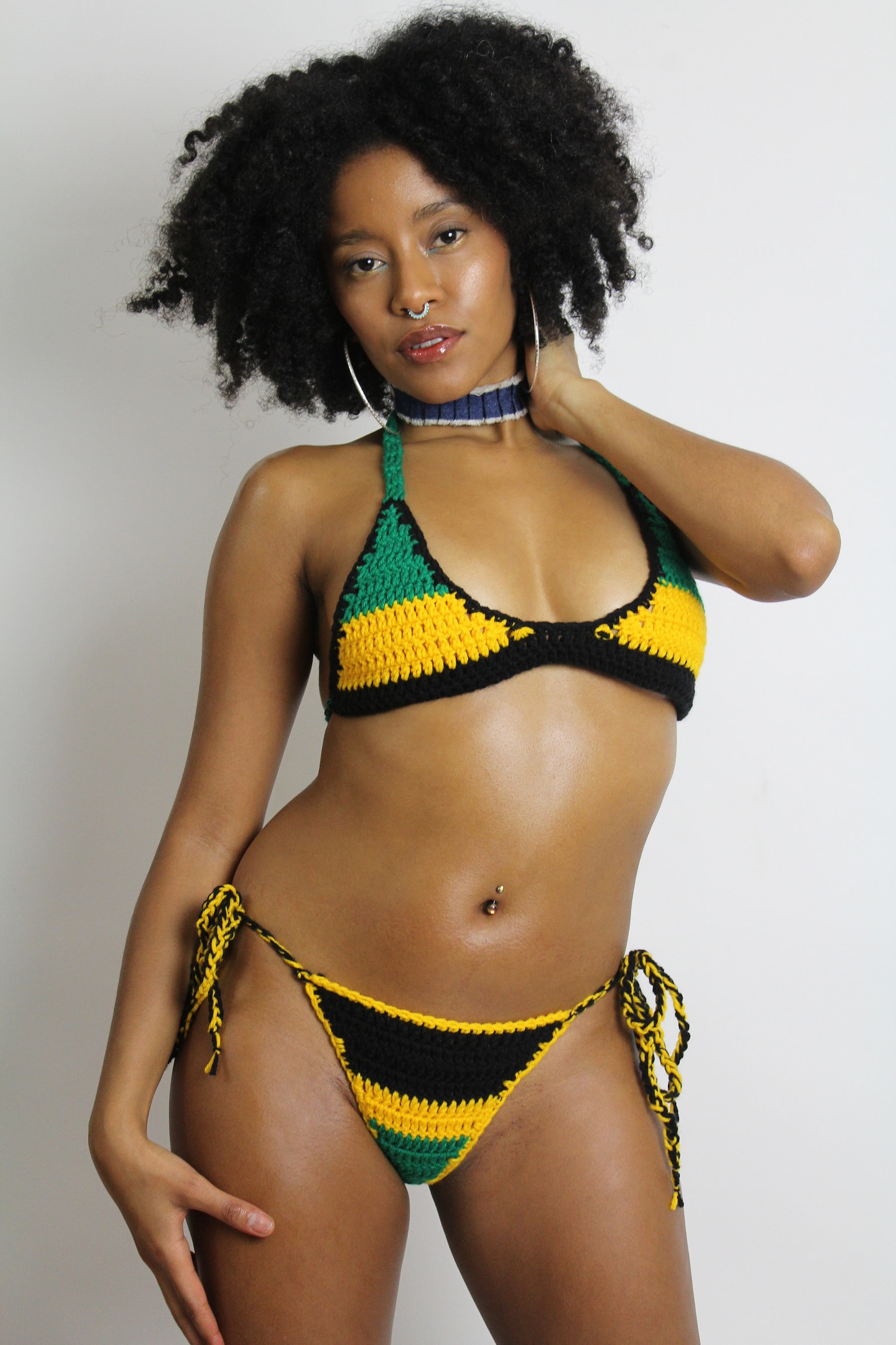 Jamaican Bikini Set. Etsy