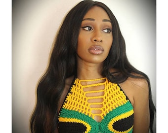 Jamaican butterfly top