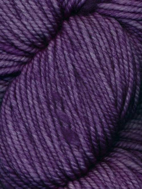 Ella Rae Lace Merino Aran Peint a la main Lavande Etsy France