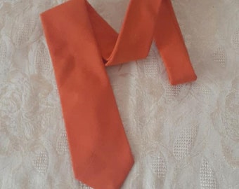 Vintage Men's Tie Burdines Florida Orange