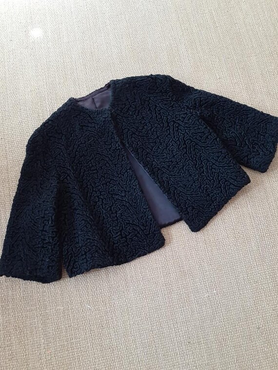 Vintage Black Poodle Jacket