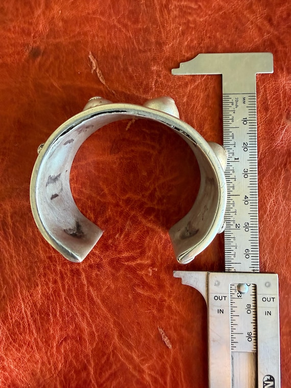 Antique Solid Silver Egyptian BRACELET- Nubian Sp… - image 7