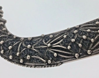 サハラ砂漠　トゥアレグ族　ハンドメイド　シルバー　ペーパーナイフ サハラ砂漠トゥアレグ族ハンドメイドシルバーペーパーナイフ サハラ