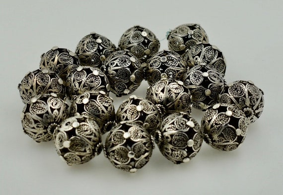 Filigree Silver Beads Filigree Silver Beads