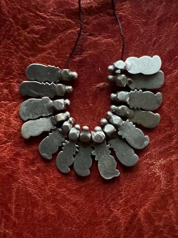 14 Old Solid SILVER Indian Mango PENDANTS- Centra… - image 4