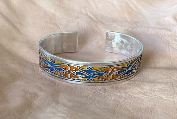 Bracelet manchette berbère fat man en argent sterlng : bjoux