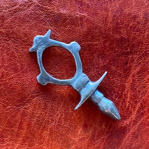 SILVER Moroccan Tuareg Berber Charm Replica Ethnic Tribal PENDANT- Tenalit Cross