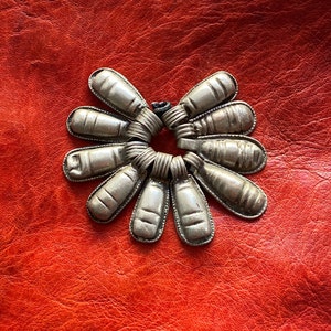 10 Antique Solid Silver Pendants - Ethiopian, Coptic Christian - Ethnic, Tribal - Amulet Talisman - African Jewelry - Telsum, Smooth Drops
