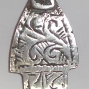 Solid SILVER Moroccan Hamsa - Berber, Ethnic, Tribal, Arabic, Islamic, African Jewelry PENDANT- Protection Amulet, Talisman - Floral Pattern