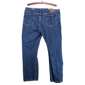 Vtg 90s-Y2K Wrangler Jeans Men's 40x30 Regular Fit Straight Leg Dark Stonewash image 2