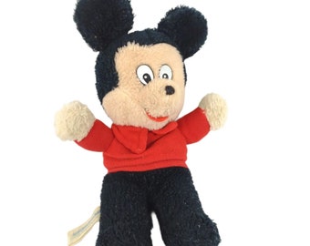 Vintage Knickerbocker Walt Disney Productions Mickey Mouse 10" Stuffed Animal Plush