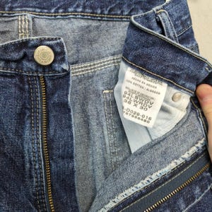 Vtg 90s Wrangler Hero Carpenter Jeans Men's 38x30 Dark Wash Relaxed Fit Workwear image 3