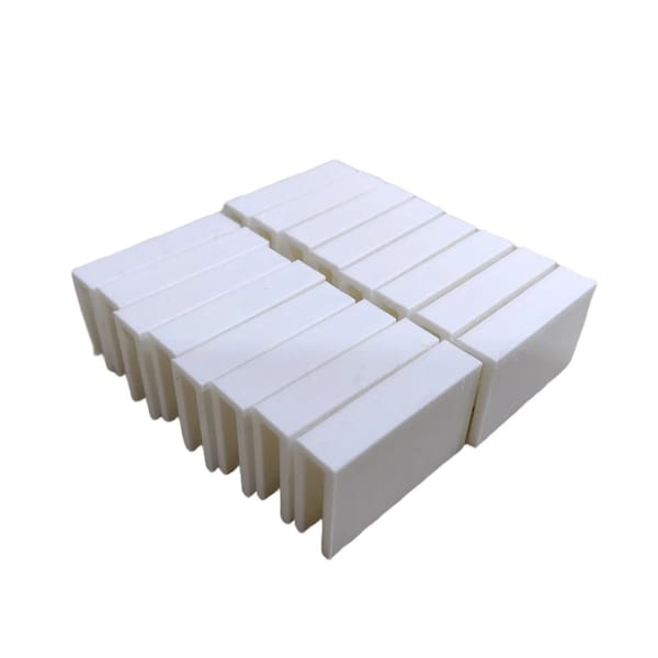 Set of 20 Wire Shelving Rack ID Label Clips White 1.5x1" Stay in Place!