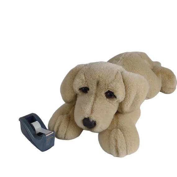 Vintage Aurora Huge 32 Golden Retriever Puppy Dog Stuffed Animal Plush Super Soft Floppy Etsy
