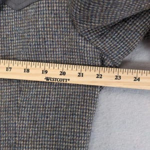 Vintage Pendleton Wool Tweed Blazer 44 Elbow Patch Suede Academia Sport Coat 90s image 7
