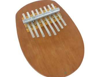 Vintage CATANIA FOLK INSTRUMENTS 8 Key Note Kalimba 8" Wooden Board Thumb Piano