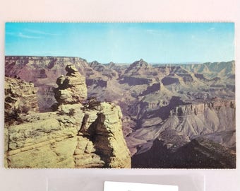 Duck-On-The-Rock Grand Canyon National Park Arizona 1960s Postcard Fred Harvey