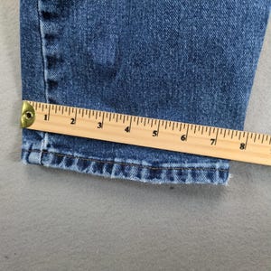 Vtg 80s-90s Wrangler Blues Jeans Men's 32x31 100% Cotton Brass Boot Zipper USA immagine 7