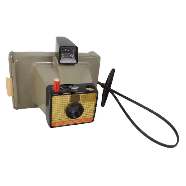 Vintage Polaroid Land Camera Big Swinger 3000, Instant Photography c1968-70