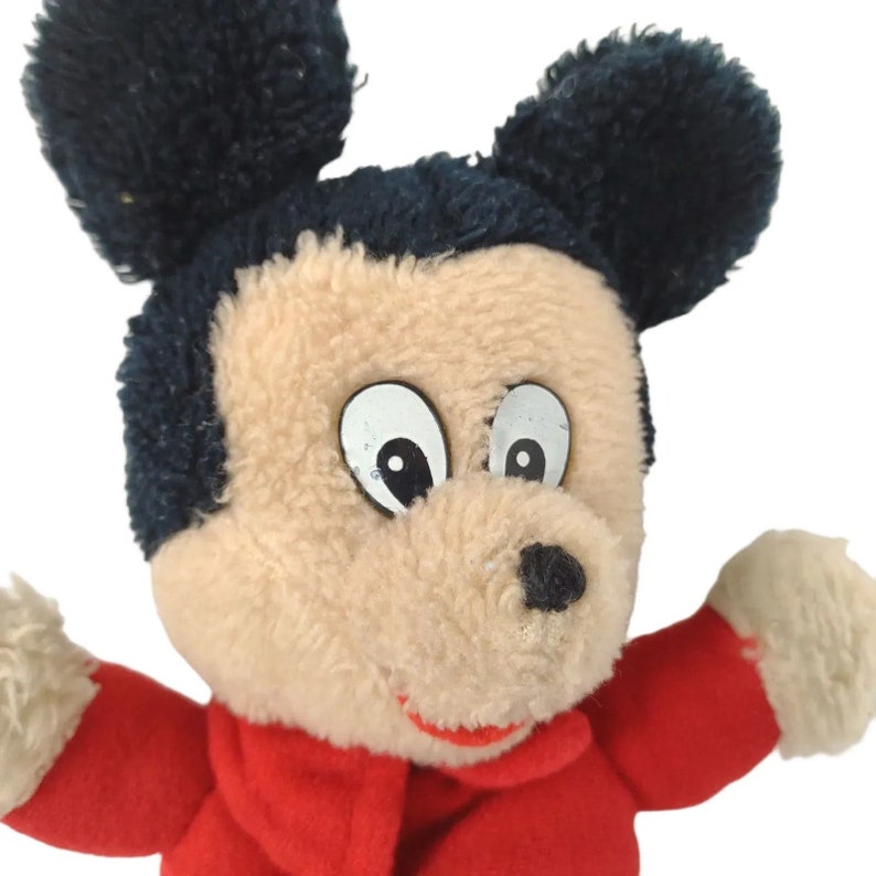 Vintage Knickerbocker Walt Disney Productions Mickey Mouse 10" Stuffed Animal Plush image 2