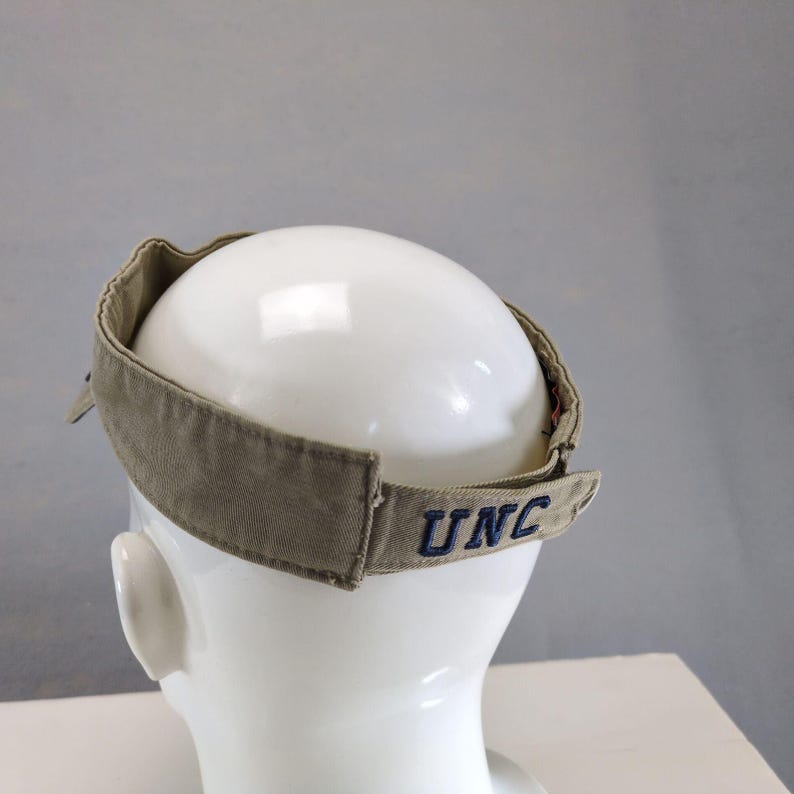 Gorra con visera Nike UNC North Carolina Tar Heels estilo vintage Y2K para aficionados universitarios. imagen 7