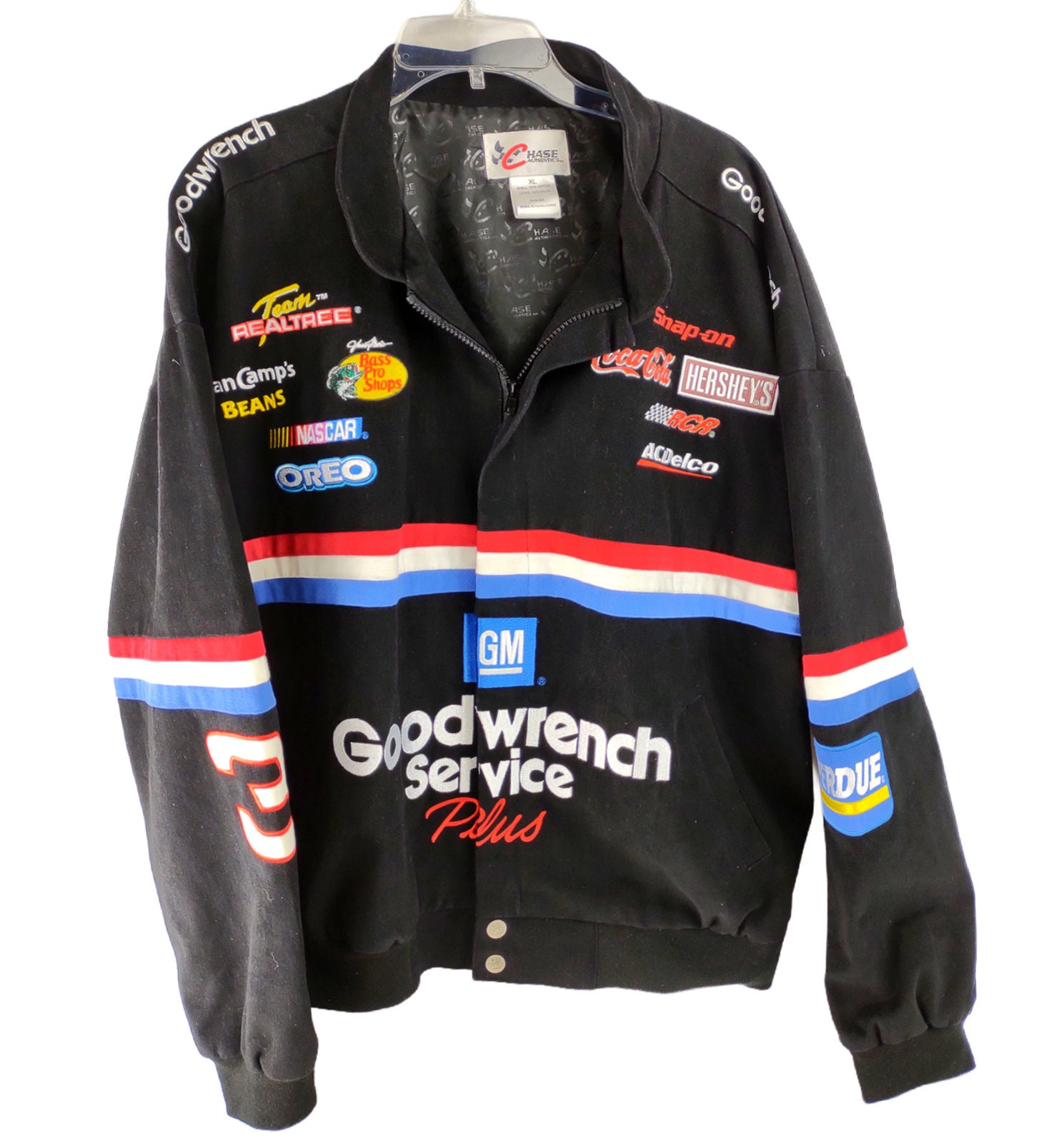 Vintage Dale Earnhardt #3 GM Goodwrench Racing Jacket Men's Size XL Chase  Authentics NASCAR