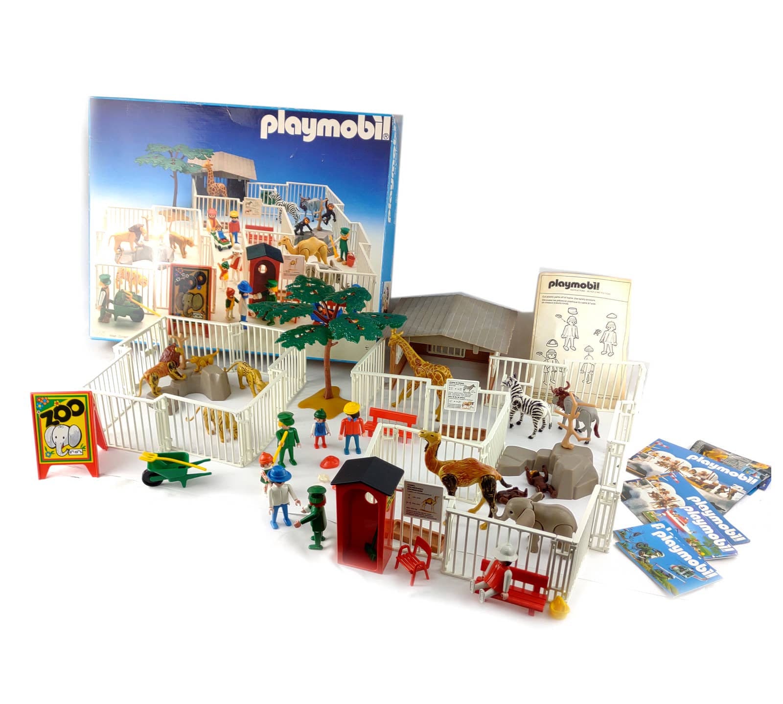 PLAYMOBIL, ref 3145, la 1e zoo de 1988, dans sa boite
