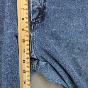 Vtg 80s-90s Wrangler Blues Jeans Men's 32x31 100% Cotton Brass Boot Zipper USA immagine 6