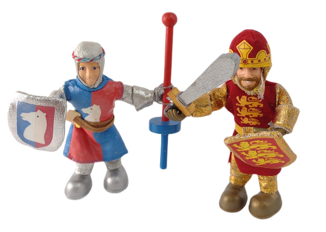Vintage Odyssey Toys Medieval Poseable Figures King Richard I Etsy