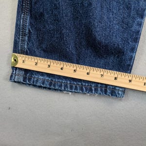 Vtg 90s Wrangler Hero Carpenter Jeans Men's 38x30 Dark Wash Relaxed Fit Workwear image 9