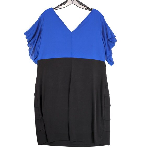 women's long sleeve mini dress Éterne Long Sleeve Turtleneck Mini Dress | Black | Size S