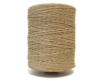 Hemp Wick 700 Feet Waxed Natural 1mm Twine