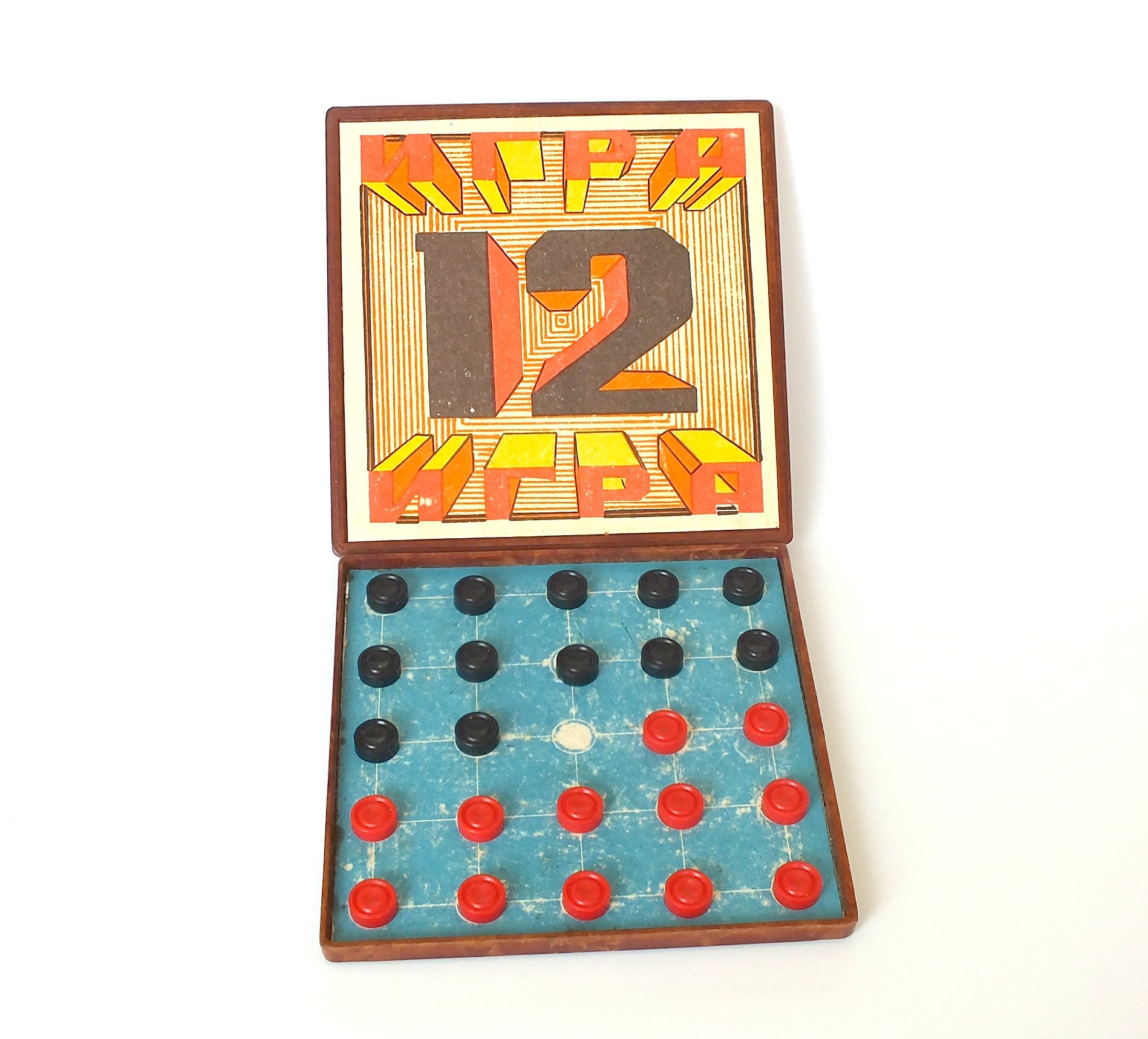 Board Game 12. Rare Vintage Travel Game in Bakelite Box. Full Etsy