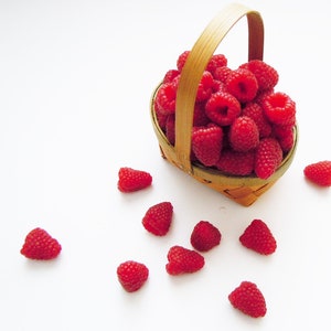 Small Vintage Kids Basket For Berries