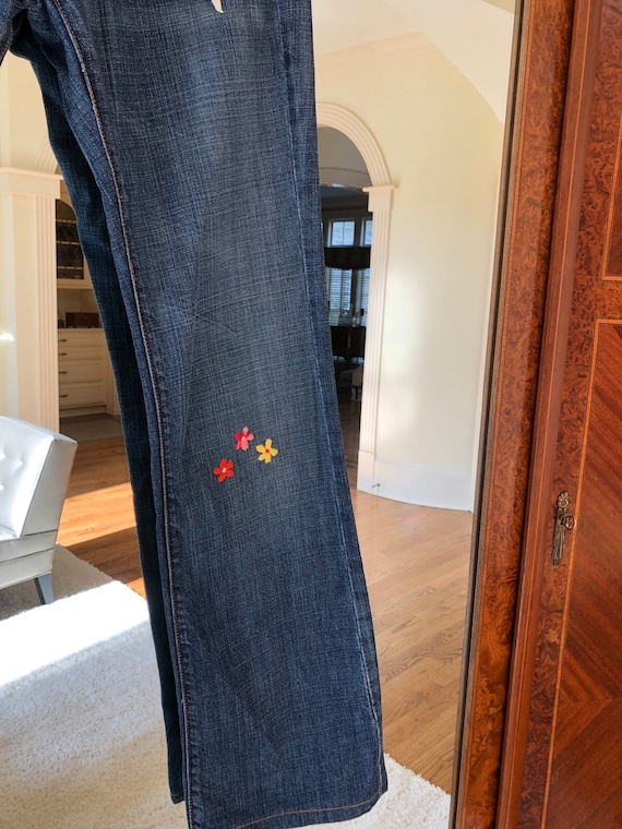 People for Peace Vintage jeans jeans embroidered … - image 6