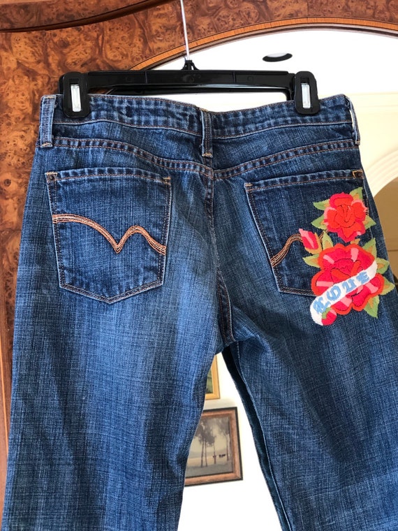 People for Peace Vintage jeans jeans embroidered … - image 1