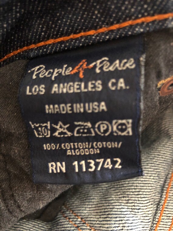 People for Peace Vintage jeans jeans embroidered … - image 7