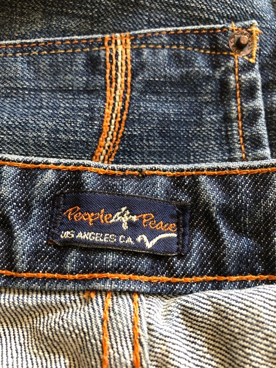 People for Peace Vintage jeans jeans embroidered … - image 3