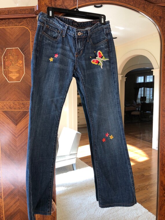 People for Peace Vintage jeans jeans embroidered … - image 2