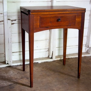 1940s Antique Texana Sewing Side Table
