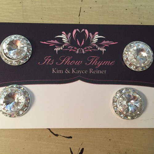 Number Pin 13mm Clear Etsy