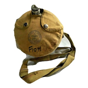 Vintage Boy Scout Camping & Hiking Canteen Collection Gift Man Cave Classic