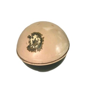 Columbia Products Yarn Ball Holder Tin Kro Knit Knitting Crocheting Tin Vintage
