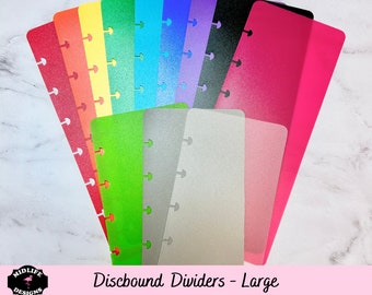 DISCBOUND PLANNER DIVIDER | disc punched dividers, disc bound planner bookmarks, planner dividers, planner bookmarks, planner book mark